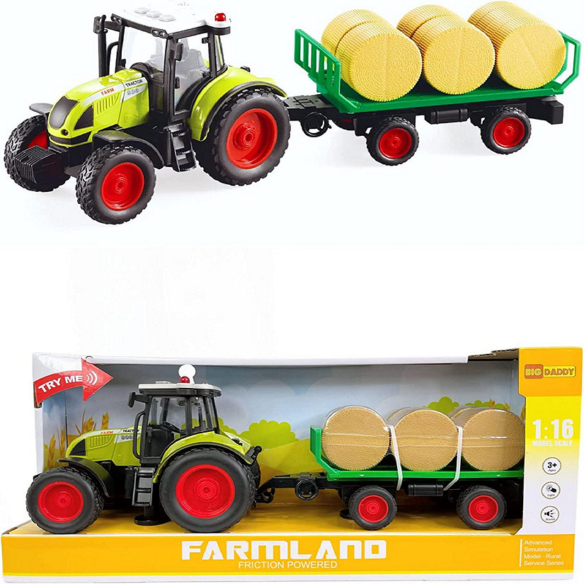 Big Daddy FARMLAND Tractor Trucks Farming Crop HAY Barrel Transport Image