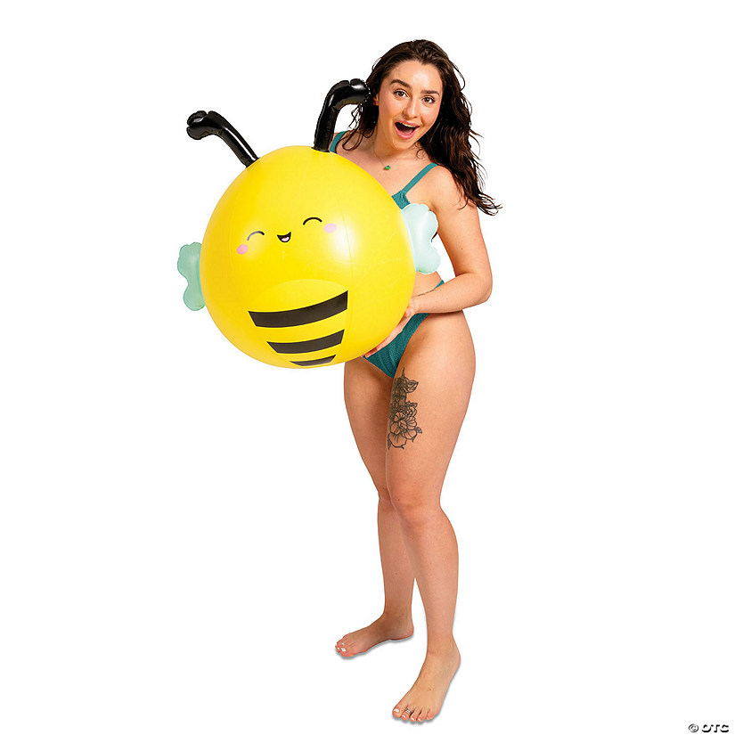 Big Mouth X Squishmallows Sunny the Bee - Beach Ball Image