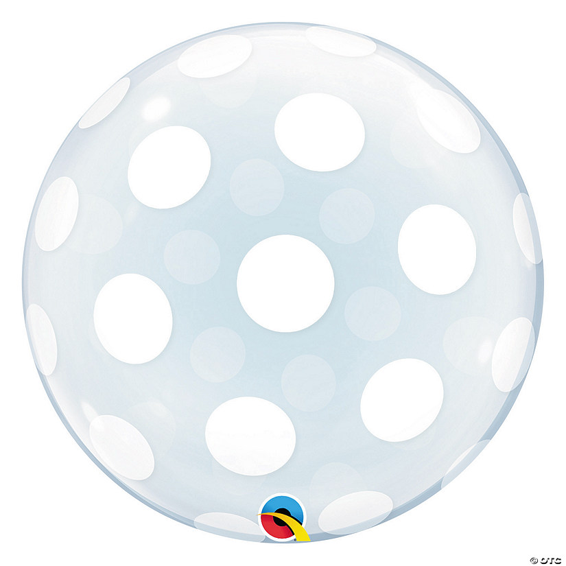 Big Polka Dots All Around 20" Latex Balloon Image