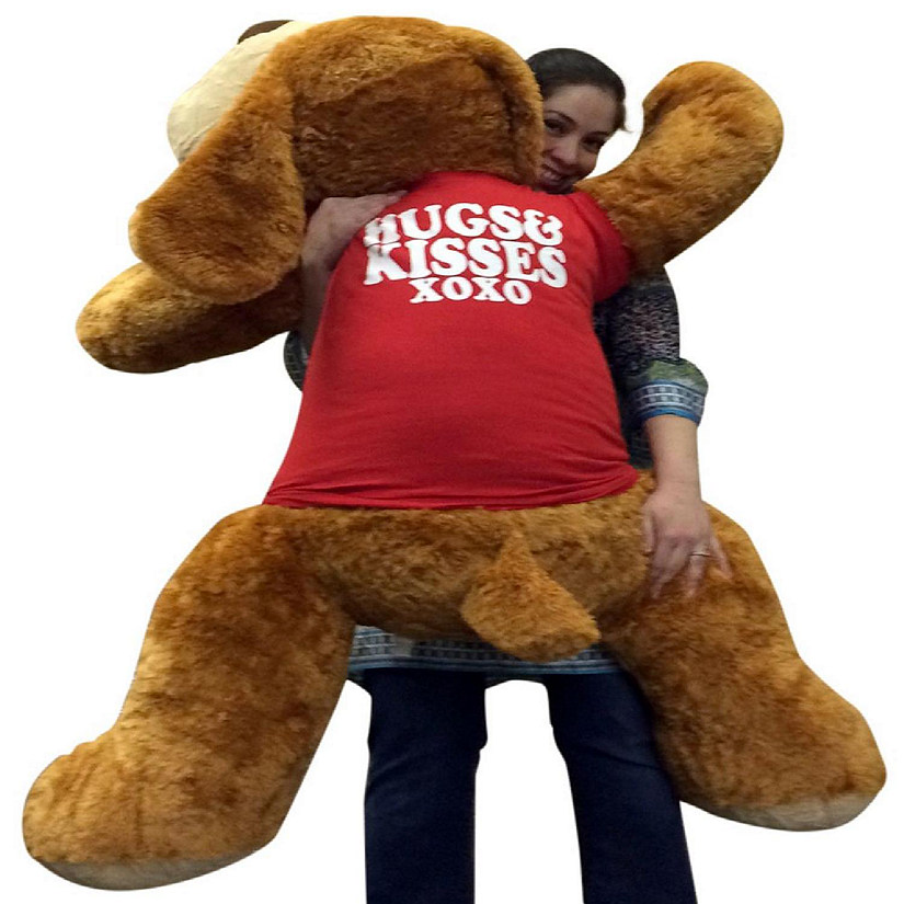 Big Teddy - Big Plush Dog Huge 5 Foot Long Valentine's Day | Oriental ...
