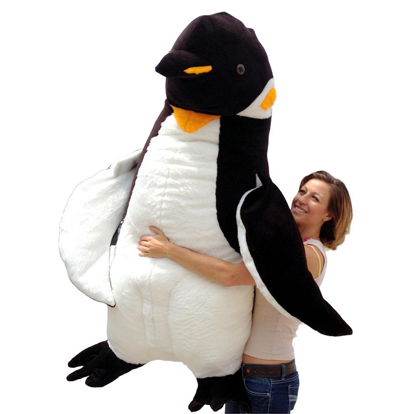 Big Teddy Giant 5 Foot Stuffed Penguin Plush Animal Image