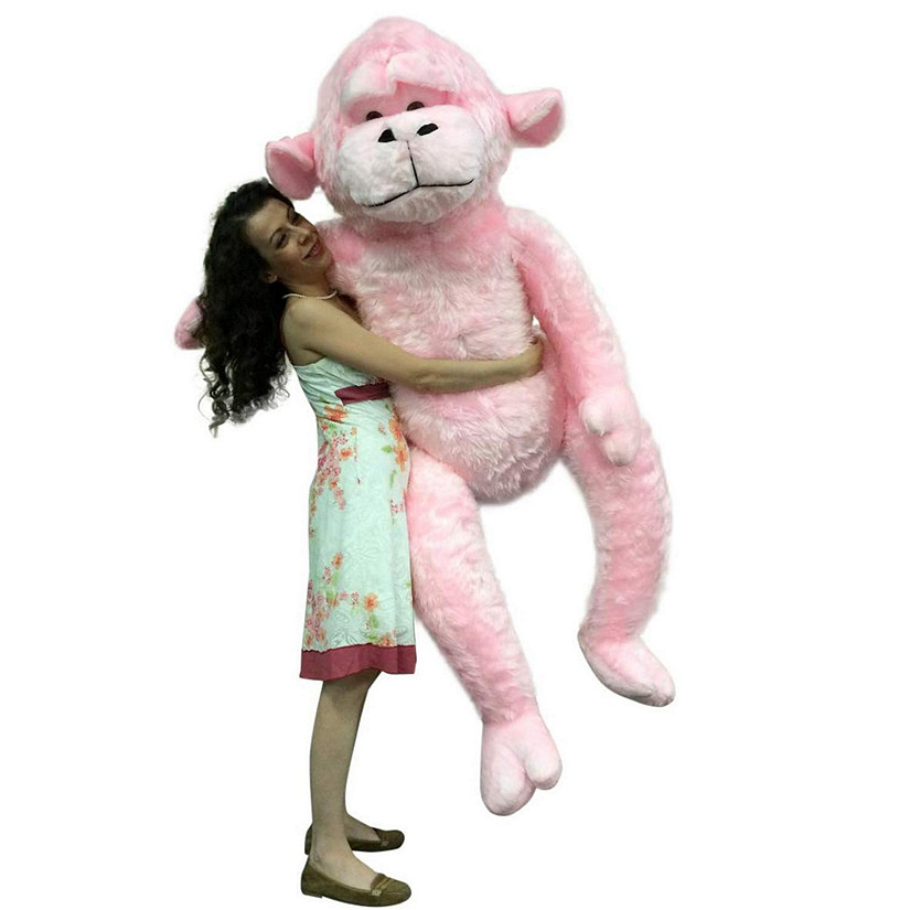 Big Teddy -  Giant Stuffed 6 Foot Pink Gorilla 72 Inch Image
