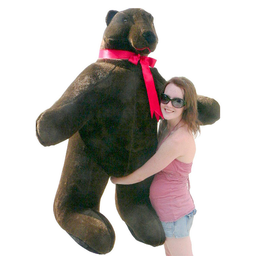 Big Teddy Giant Stuffed Brown Bear 5 Feet Image