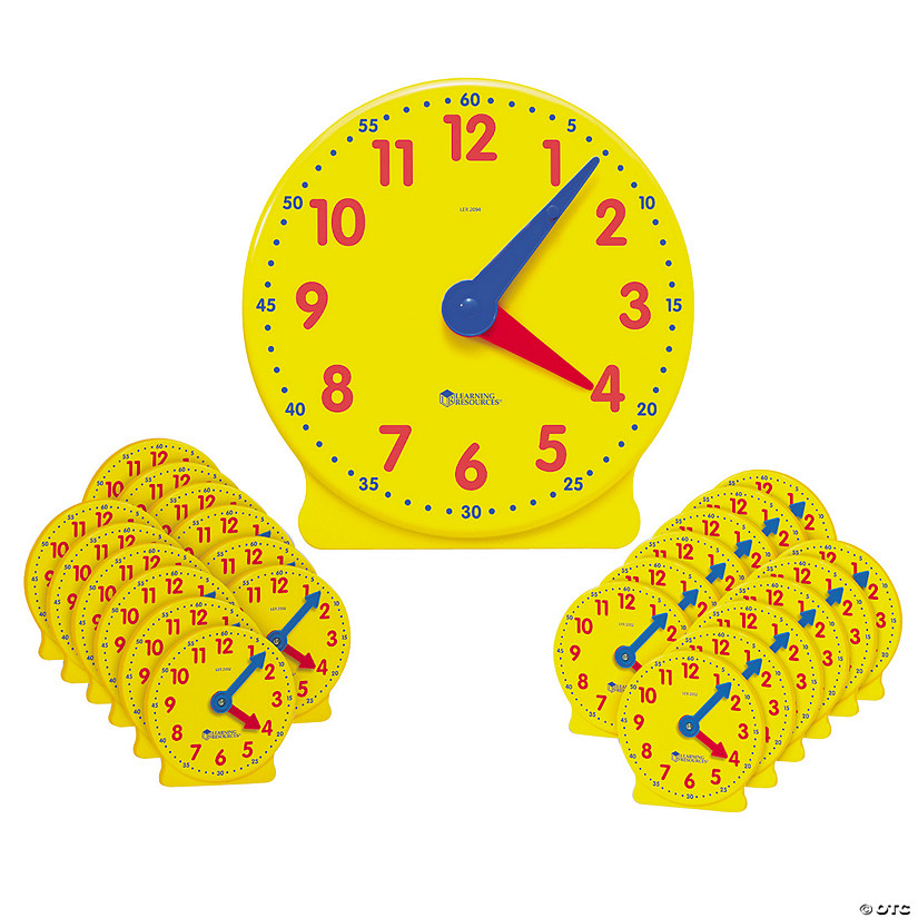 Big Time&#8482; Classroom Clock Kit - 24 Pc. Image