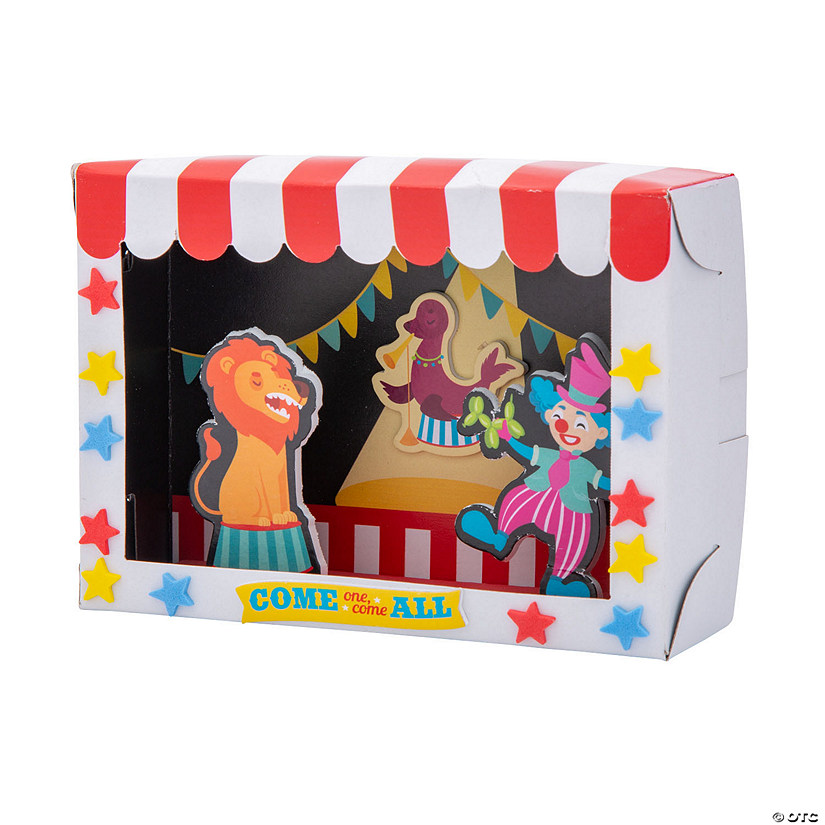 Big Top Carnival in a Box Craft Kit - Makes 12 Image