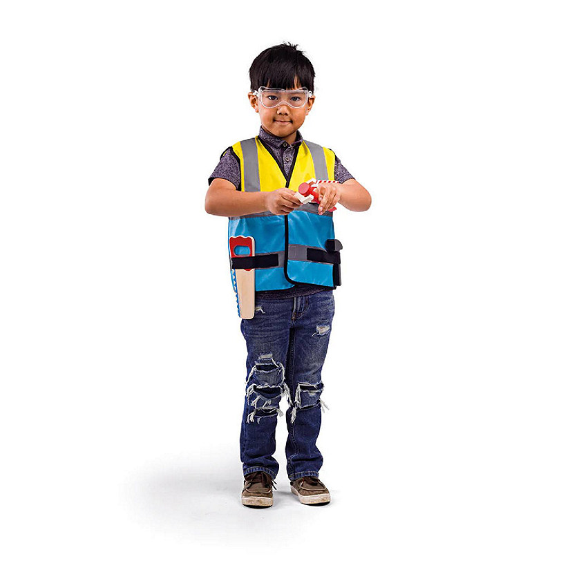 Bigjigs Toys, Builders Dress Up (Without Helmet) Image