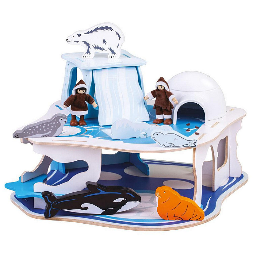 Bigjigs Toys, Polar Glacier Playset Image