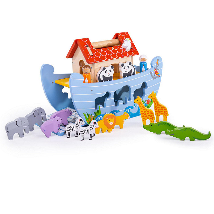 Bigjigs Toys, Wooden Noah's Ark Playset Image