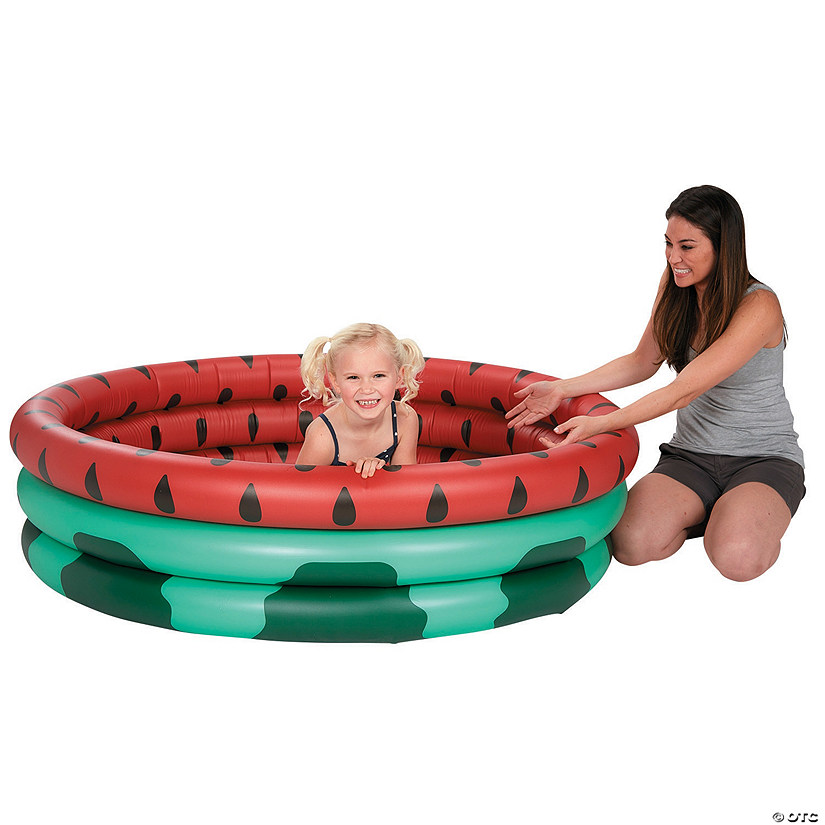 BigMouth<sup>&#174;</sup> Inflatable Watermelon: Swimming Pool Image