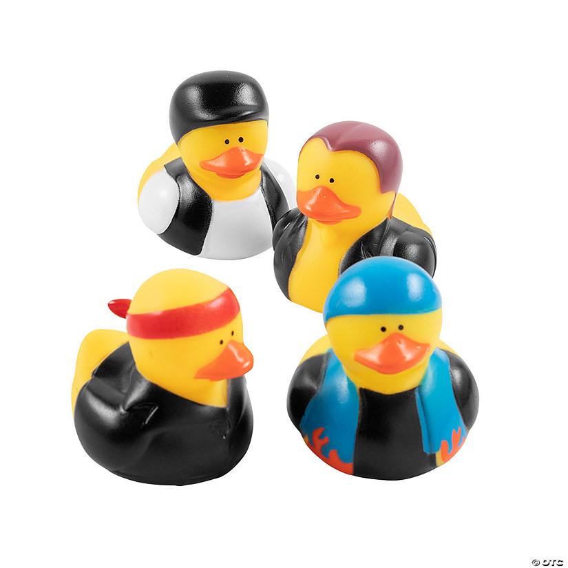 Biker Rubber Ducks - 12 Pc. Image