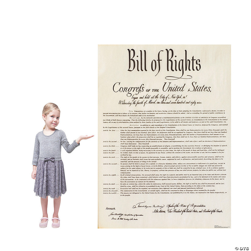 Bill of Rights Lifesize Cardboard Stand-Up Image