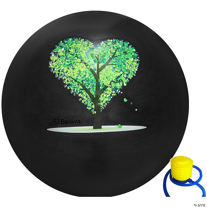 Bintiva Exercise Ball with Stabilizing Sand, 65cm, Black Image