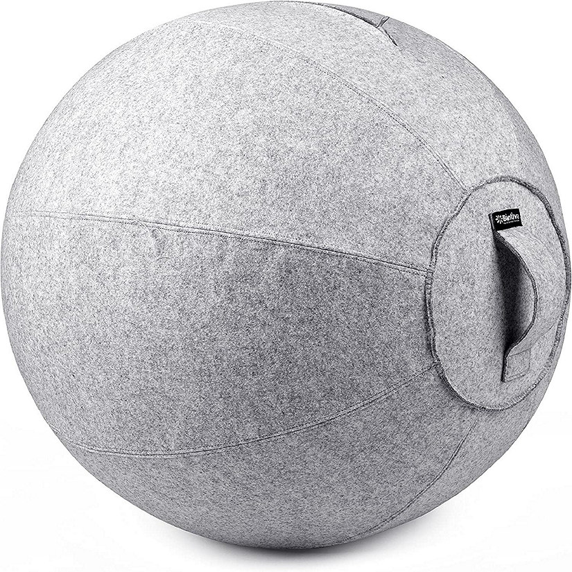 Bintiva Stability Ball with cover - Light Grey Image