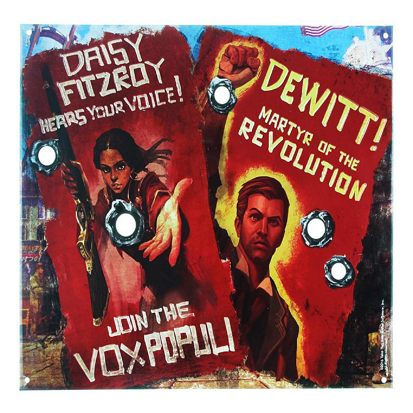 Bioshock Vox Revolution 9"x12" Tin Sign Image