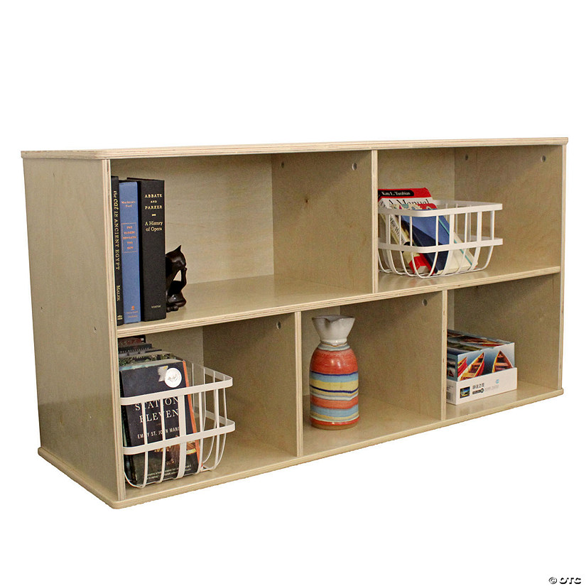 Birch 5-Compartment Storage Cabinet 24" Height Image