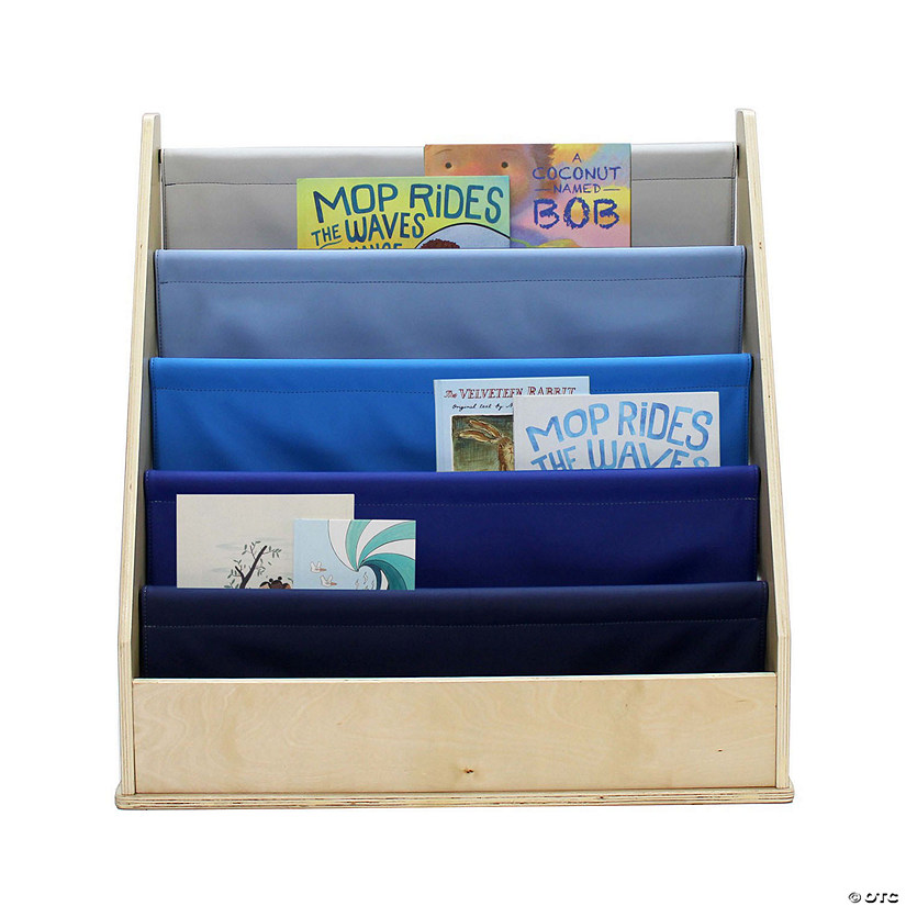 Birch Sling Book Display - Navy/Powder Blue Image