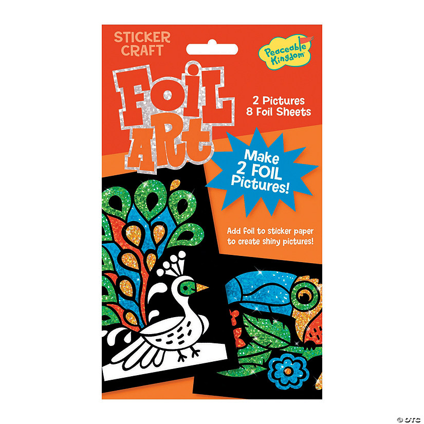 Birds Foil Art Sticker Pack Image