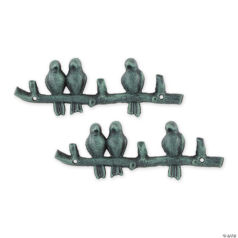 Birds On A Branch Wall Hook (Set Of 2) Image