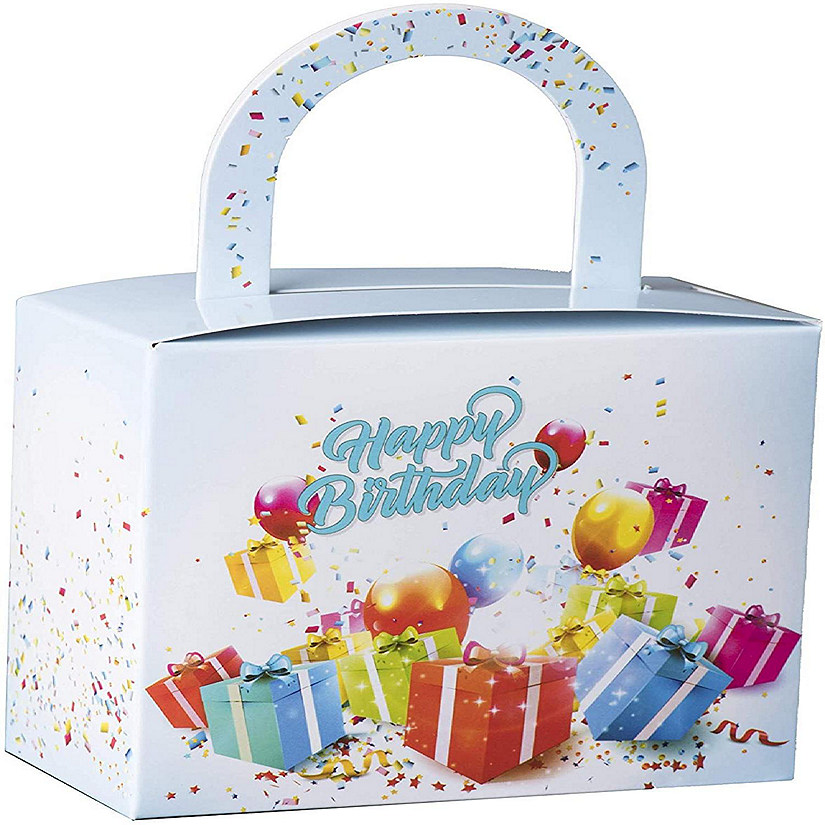 Birthday Boys Candy Boxes 36 Pack 4.5" X 3.75" X 2.25" Image