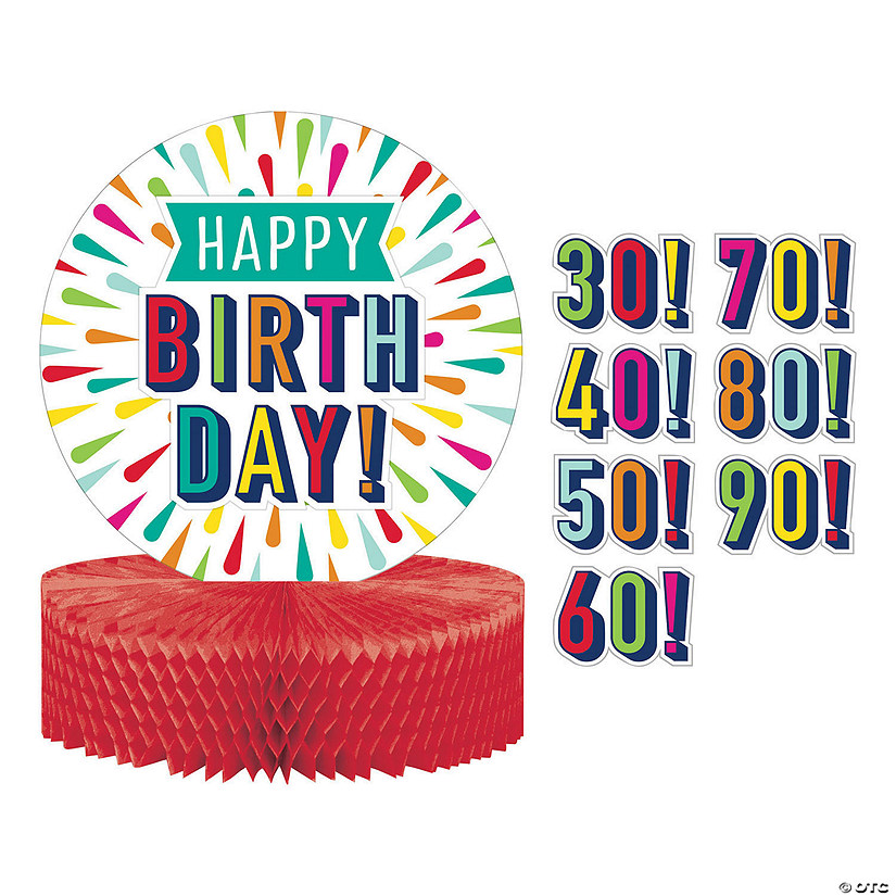 Birthday Burst Centerpiece Image
