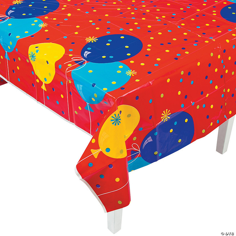 Birthday Fun Plastic Tablecloth Discontinued