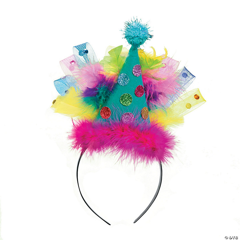 Birthday party hat headband discontinued