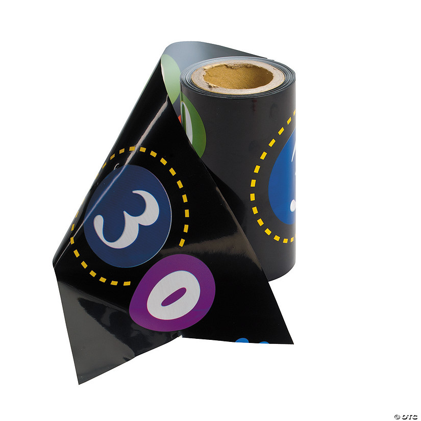 Birthday Pattern 30 Plastic Streamers Discontinued