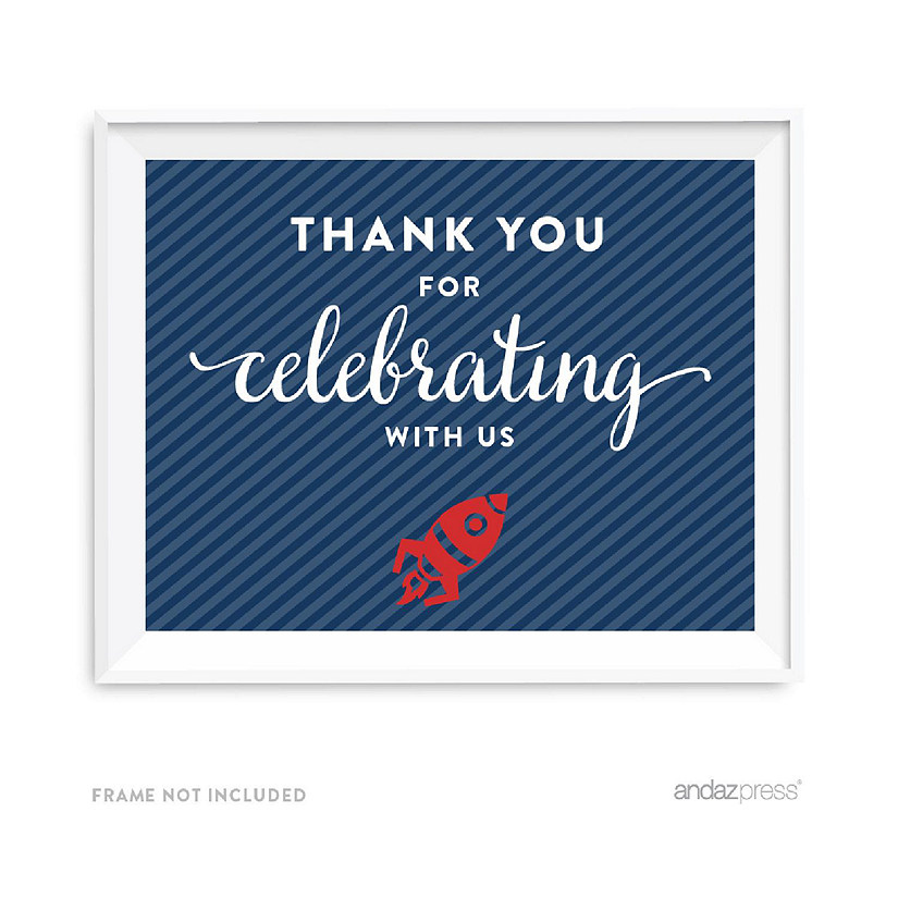 Birthday Sign Astronaut 8.5x11 Image