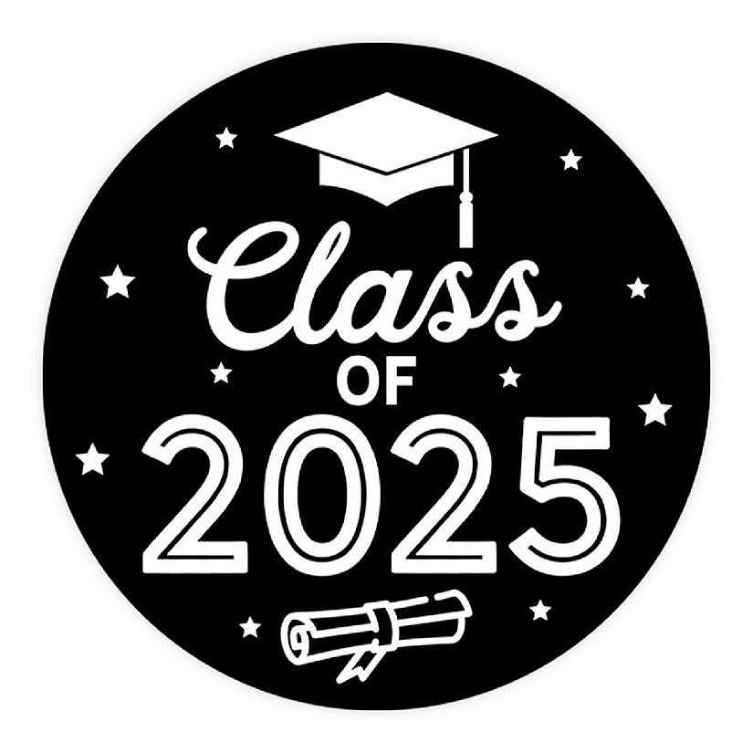 Black &amp; White Class of  Stickers Image