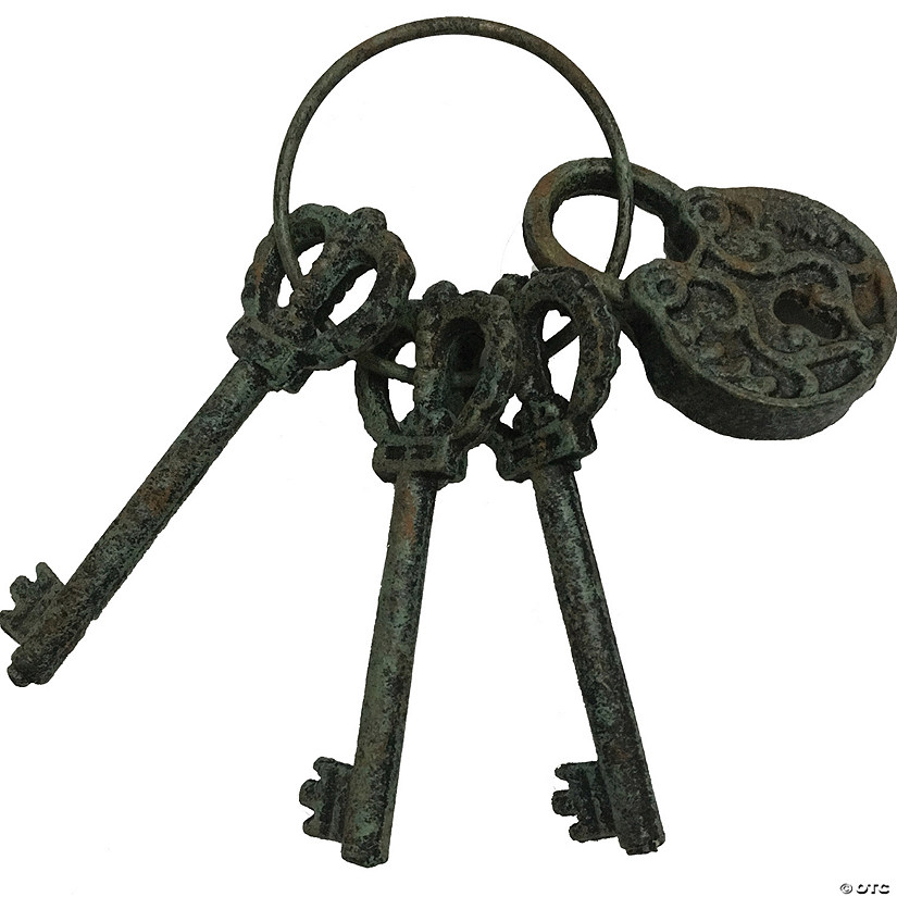 Black Antique Key Ring Decoration Image