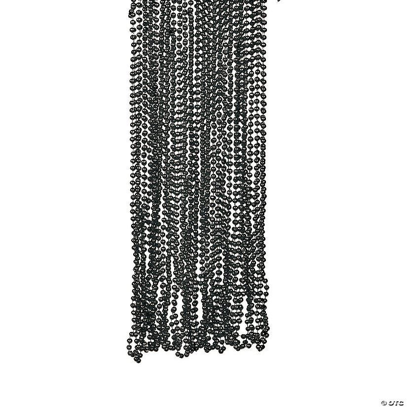 Black Bead Necklaces 48 Pc. Oriental Trading
