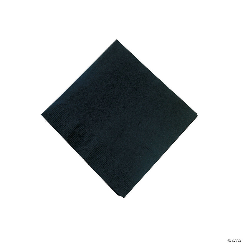 Black Beverage Napkins Oriental Trading