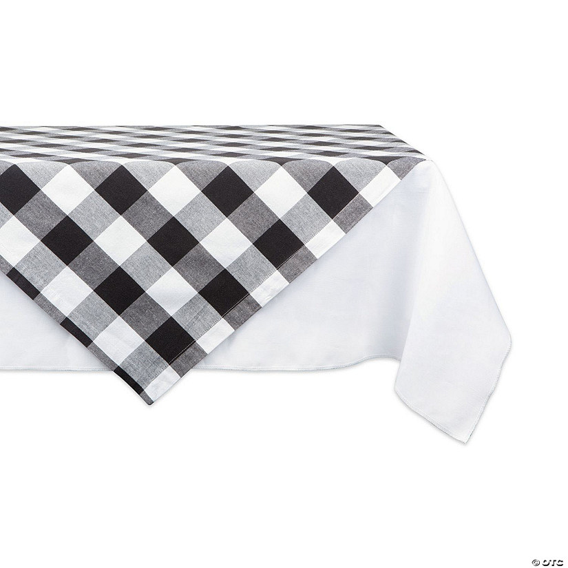 Black Buffalo Check Table Topper 40X40 Image