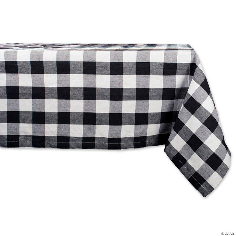 Black Buffalo Check Tablecloth 60X120 Image