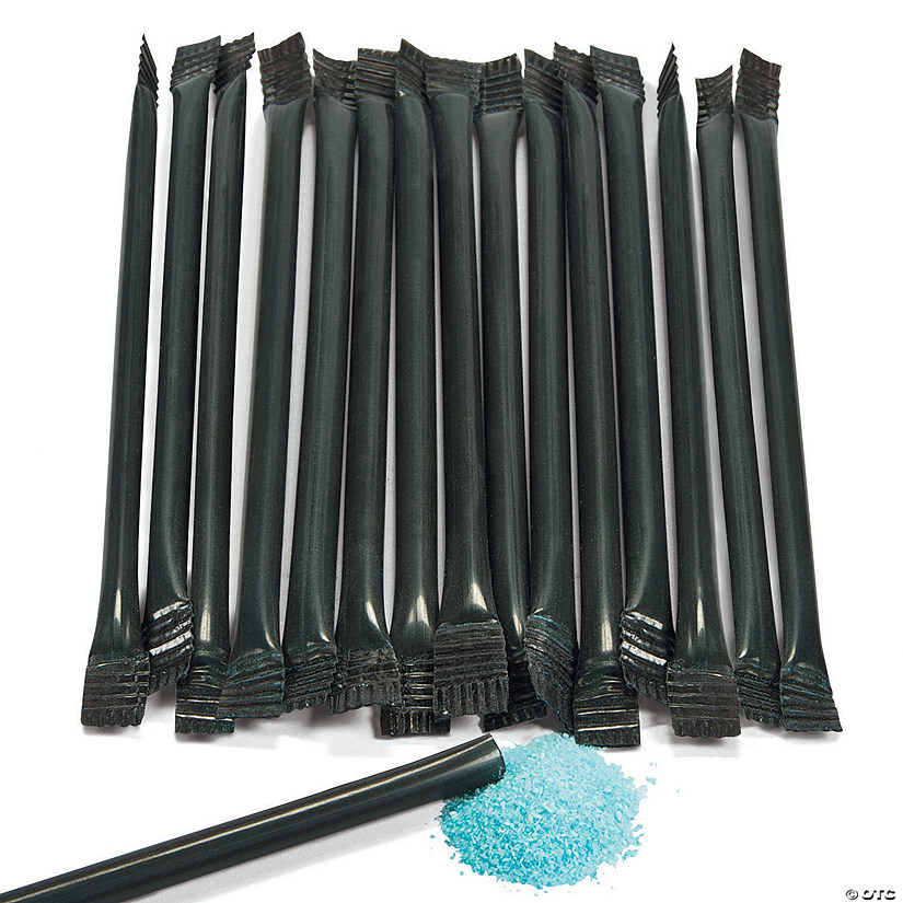 Black Candy-Filled Straws - 240 Pc. Image
