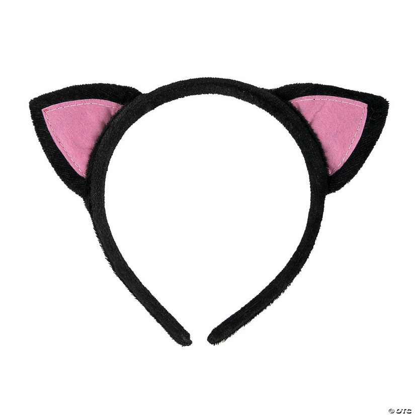 Black Cat Ears Headband Image