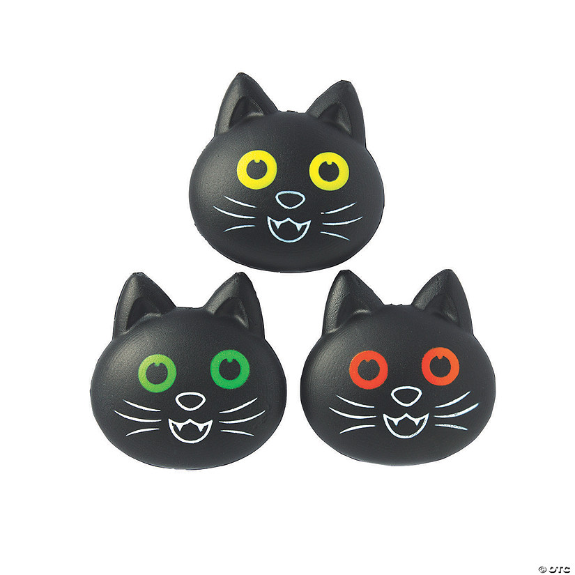 Black Cat Stress Toys - 12 Pc. Image