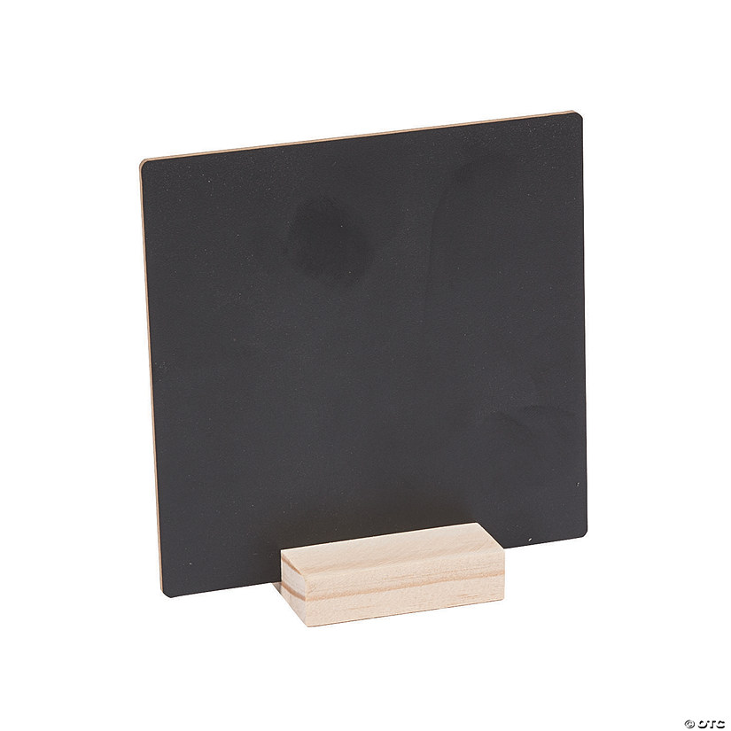 Black Chalkboard Table Frames - 6 Pc. Image