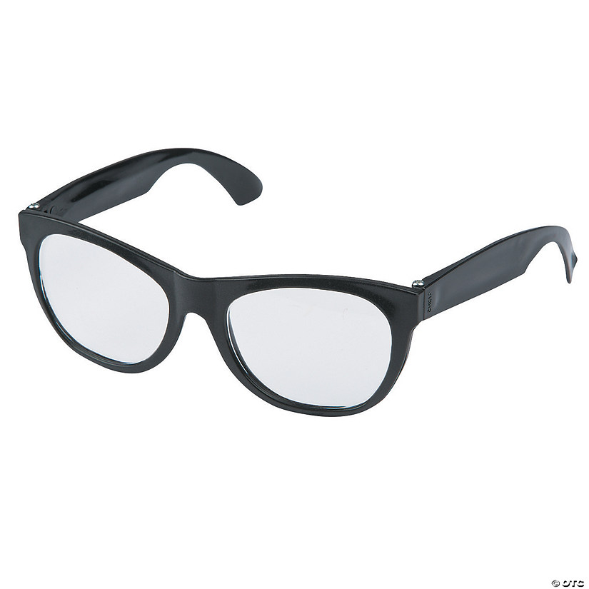 Black Clear Lens Glasses - 12 Pc. Image