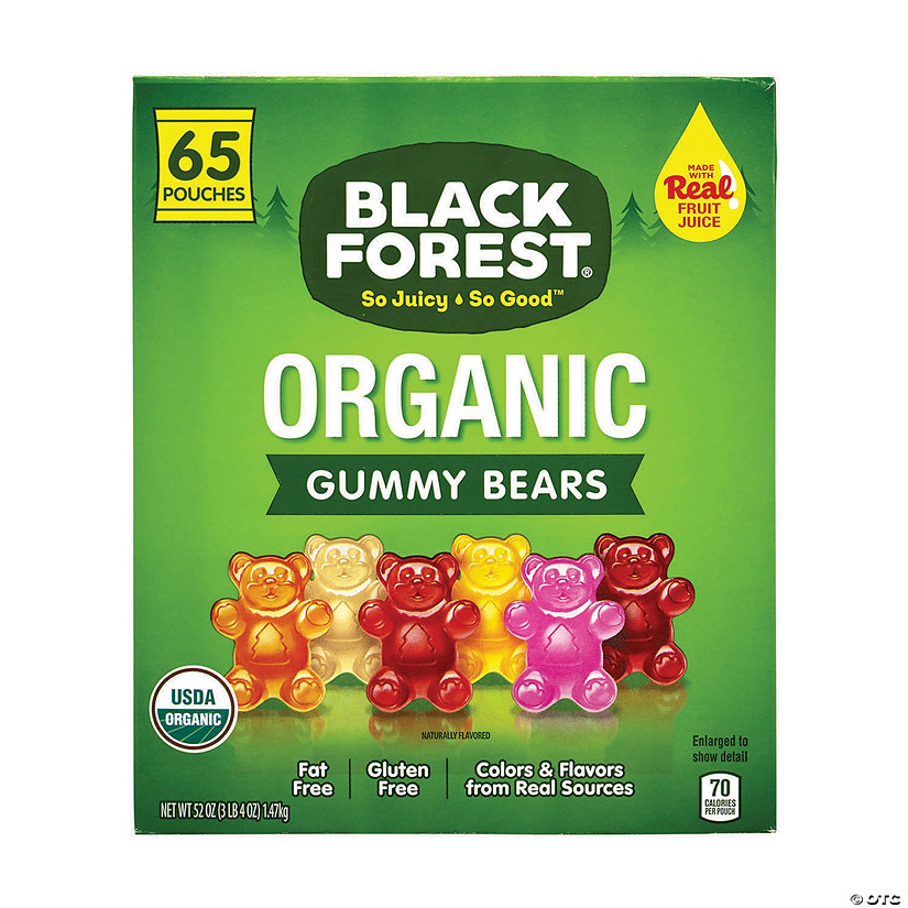 Black Forest Organic Gummy Bears, 0.8 oz, 65 Count Image