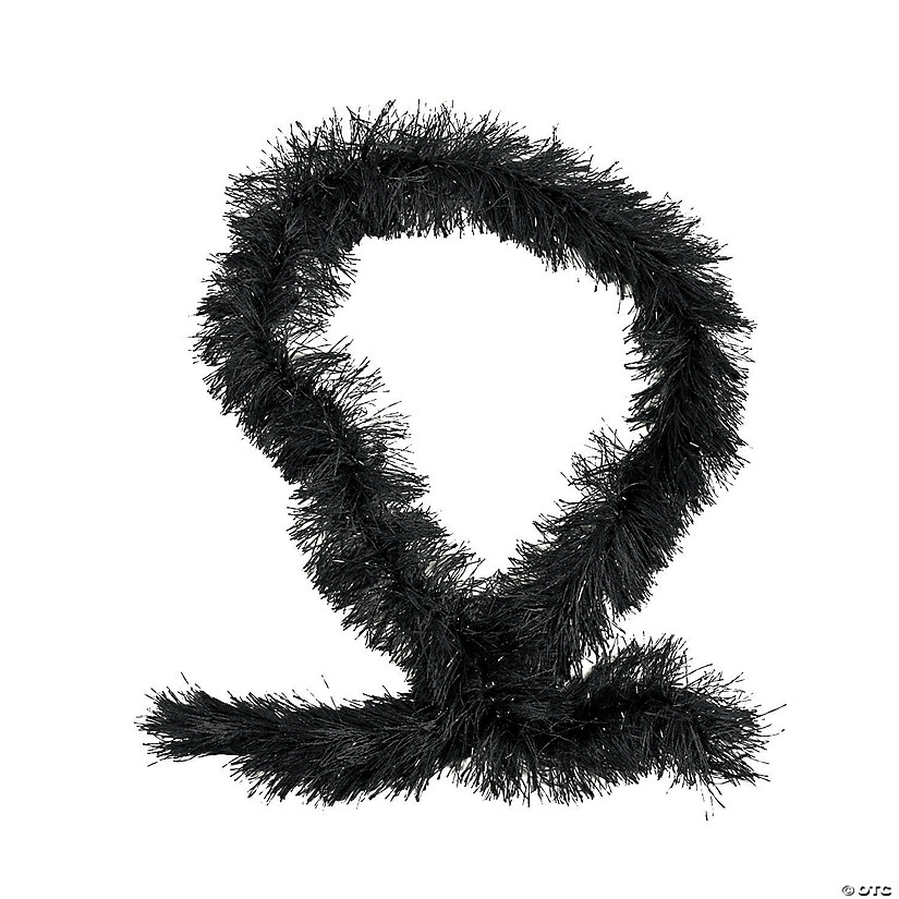 Black Fringe Boas- 12 Pc. Image