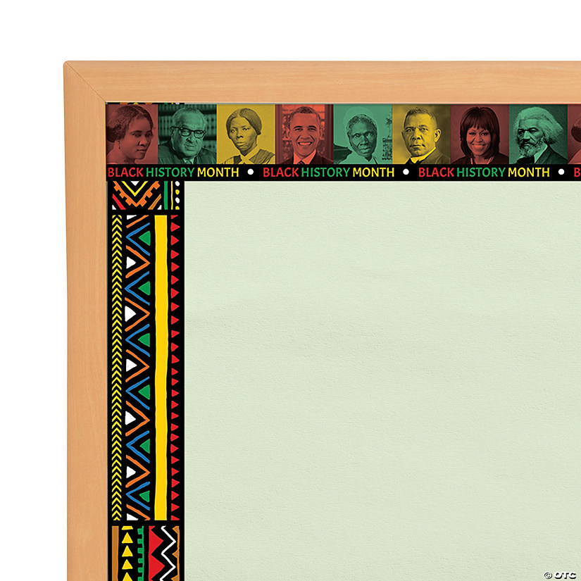 Black History Double-Sided Cardstock Bulletin Board Borders - 12 Pc. Image