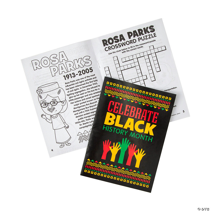 Black History Month Activity Books 12 Pc.
