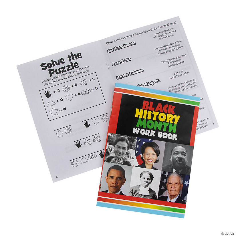 Black History Month Activity Books
