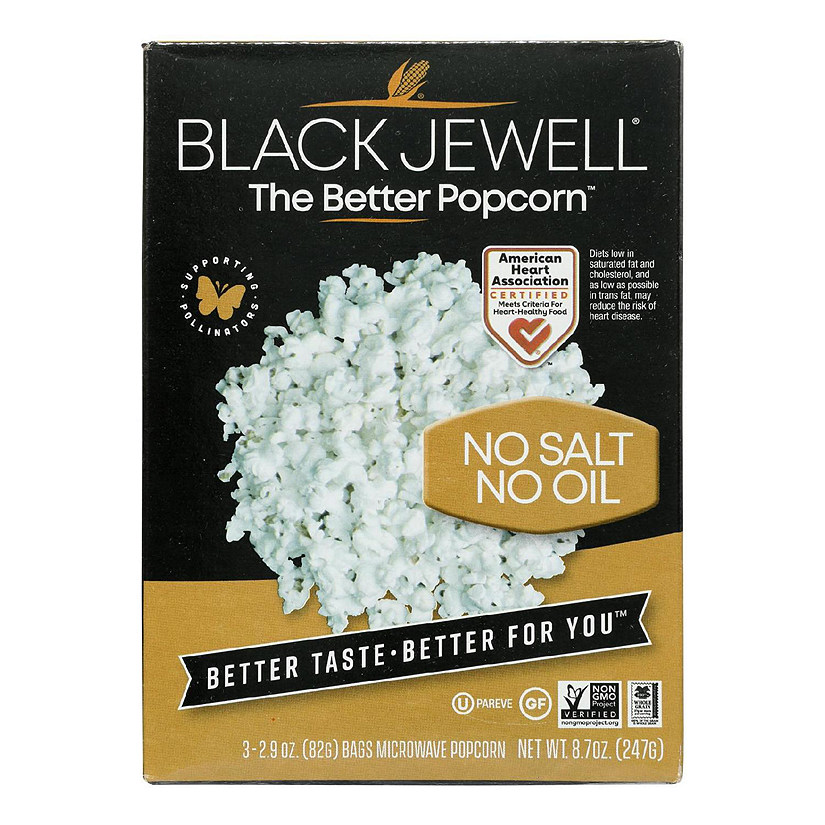 Black Jewell, Microwave Popcorn - Case of 6 - 8.7 OZ Image