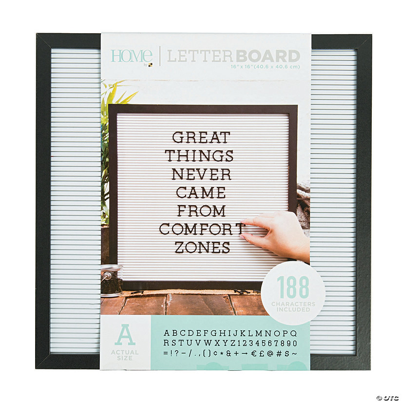 Black Letter Board Kit 16" Oriental Trading