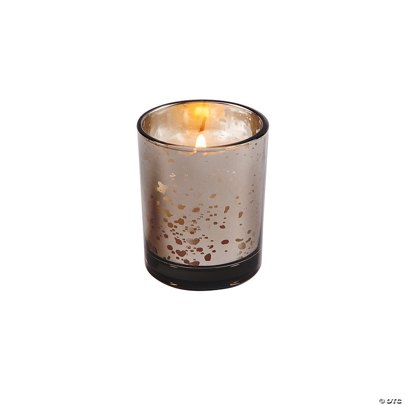 Black Mercury Glass Votive Candle Holders - 12 Pc. Image