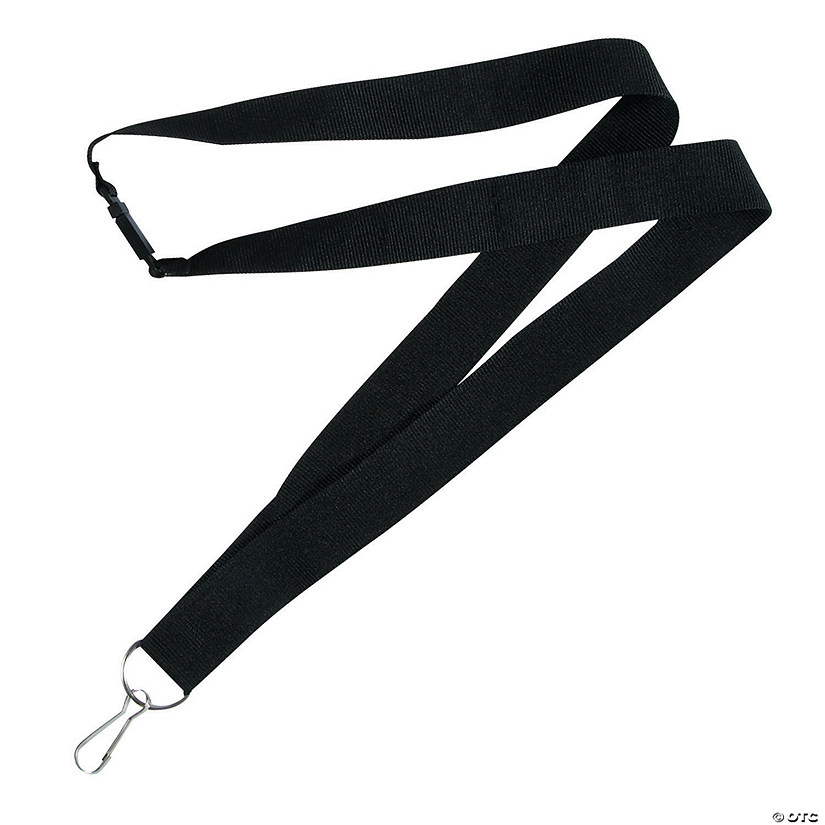 Black Nylon Lanyards Oriental Trading