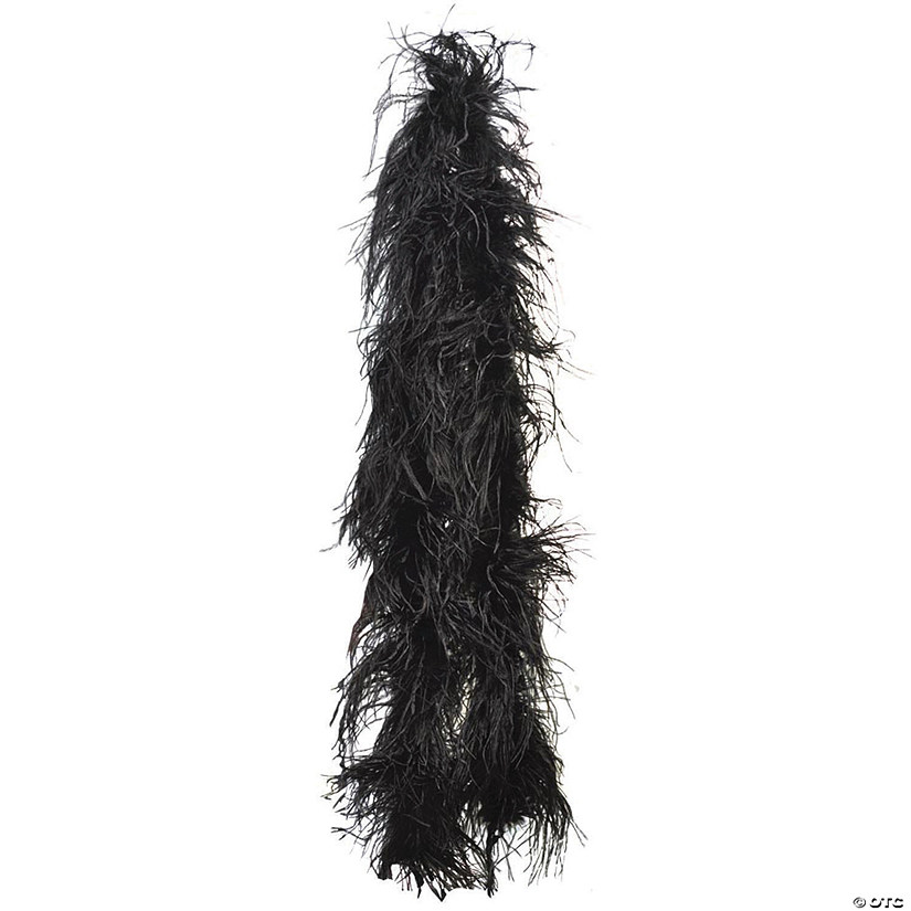 Black Ostrich Boa Image