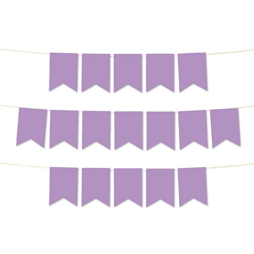 Black Pennant Banner - 4 x 5.5 Inch Image